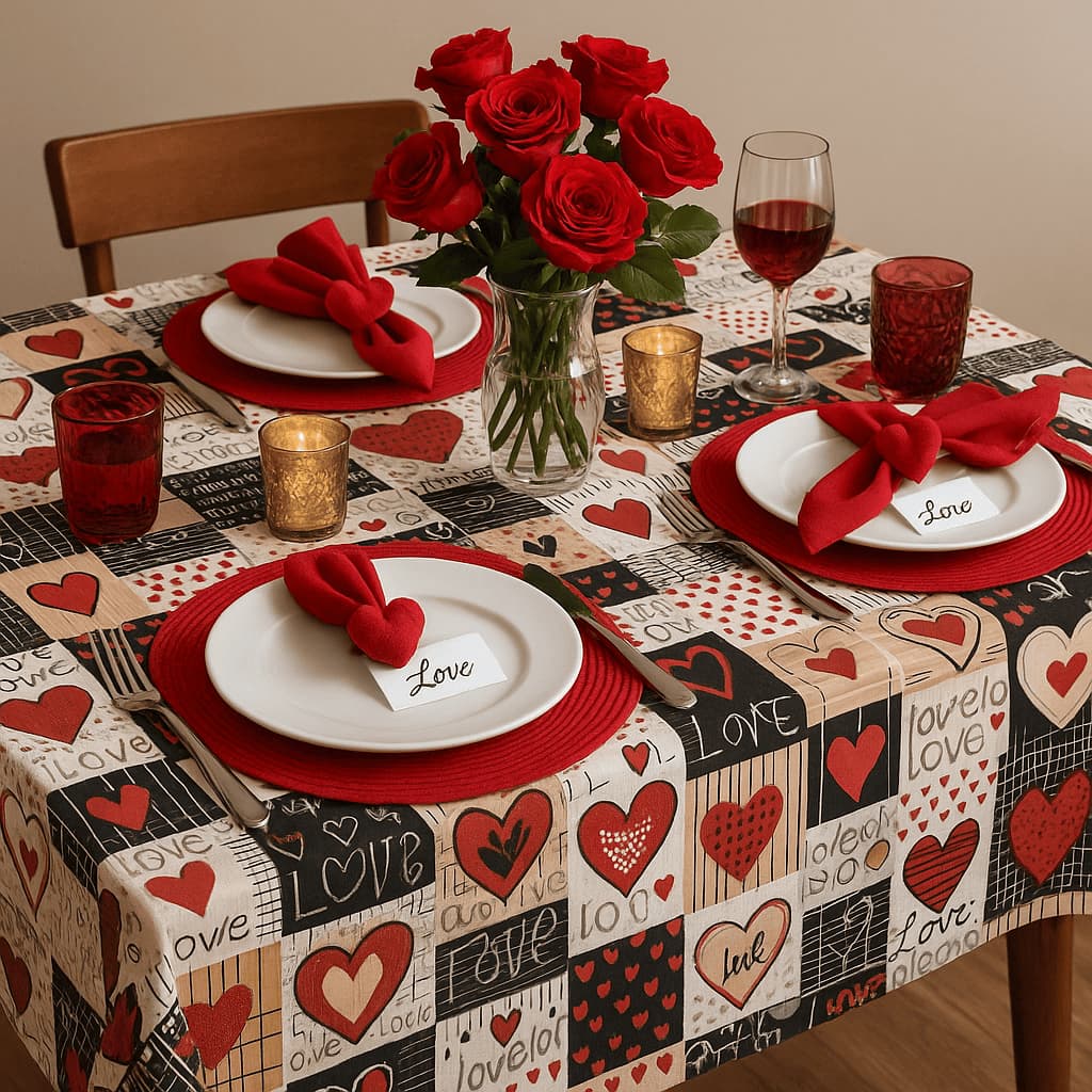 Toalha de Mesa Térmica Fácil de Limpar Vários Tamanhos Protege e Decora