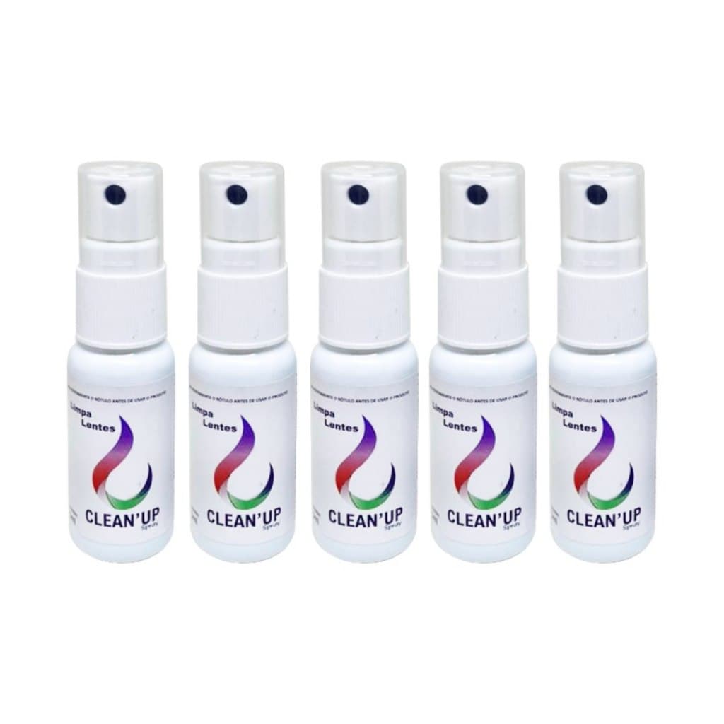 Kit com 5 Limpa Lentes 25ML