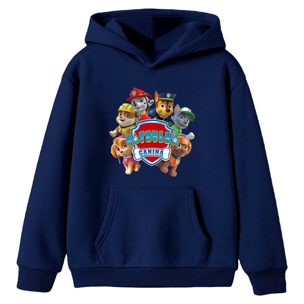 Moletom Infantil Can-guru Patrulha Cani-na Desenho Tv Kids Blusa Flanelado