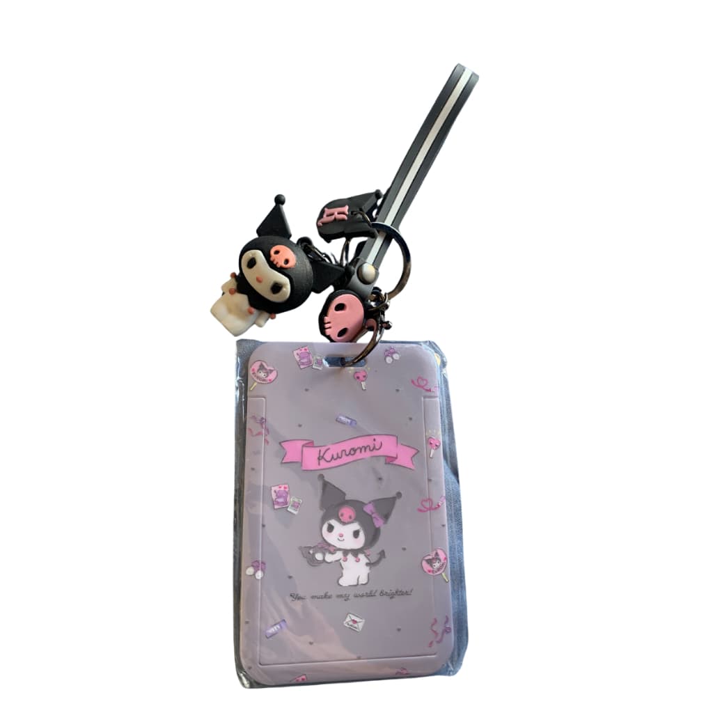 Capa de cartões de identificação, de refeição Capa Com Pingente Alunos Bonitinhos desenho animado