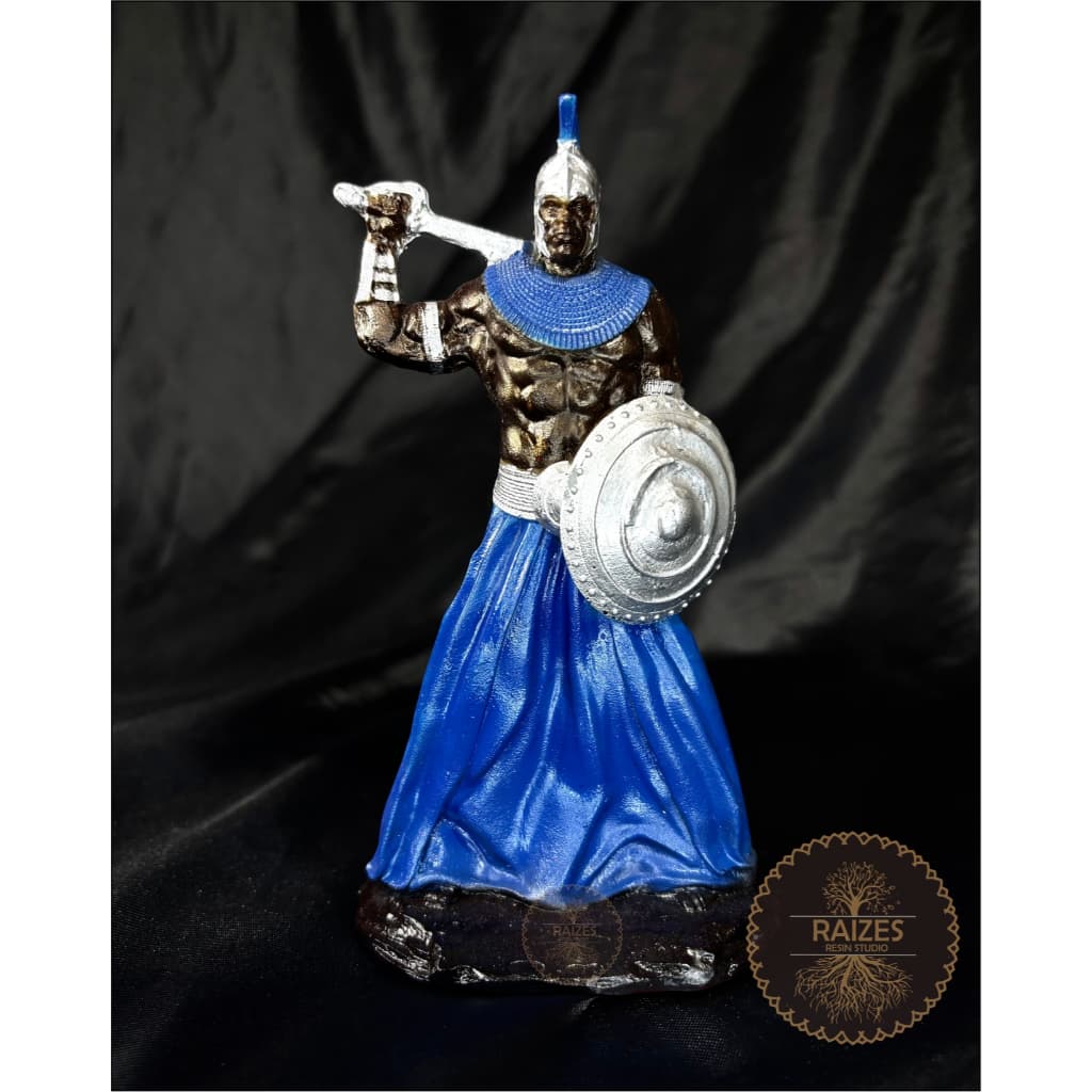 Estátua/Escultura Miniatura Imagem Ogum