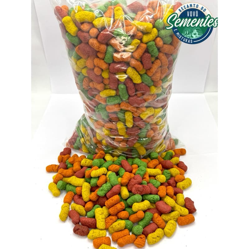 2kg Biscoito Stick Extrusado Natural Para Ring Neck papagaios Araras e maritacas