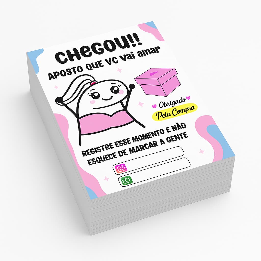 TAG Personalizada c/ Sua arte @ e WPP