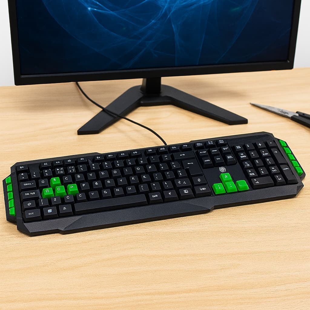 Teclado Gamer Start 2.0 Qwerty Português Cabo 1,5m 5+ Gamer