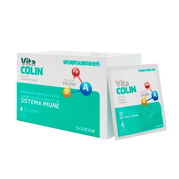 VITA COLIN C/30 SACHÊS + 6 SACHÊS GRÁTIS (COMPRE 30 E LEVE 36 SACHÊS) SUPLEMENTO ALIMENTAR