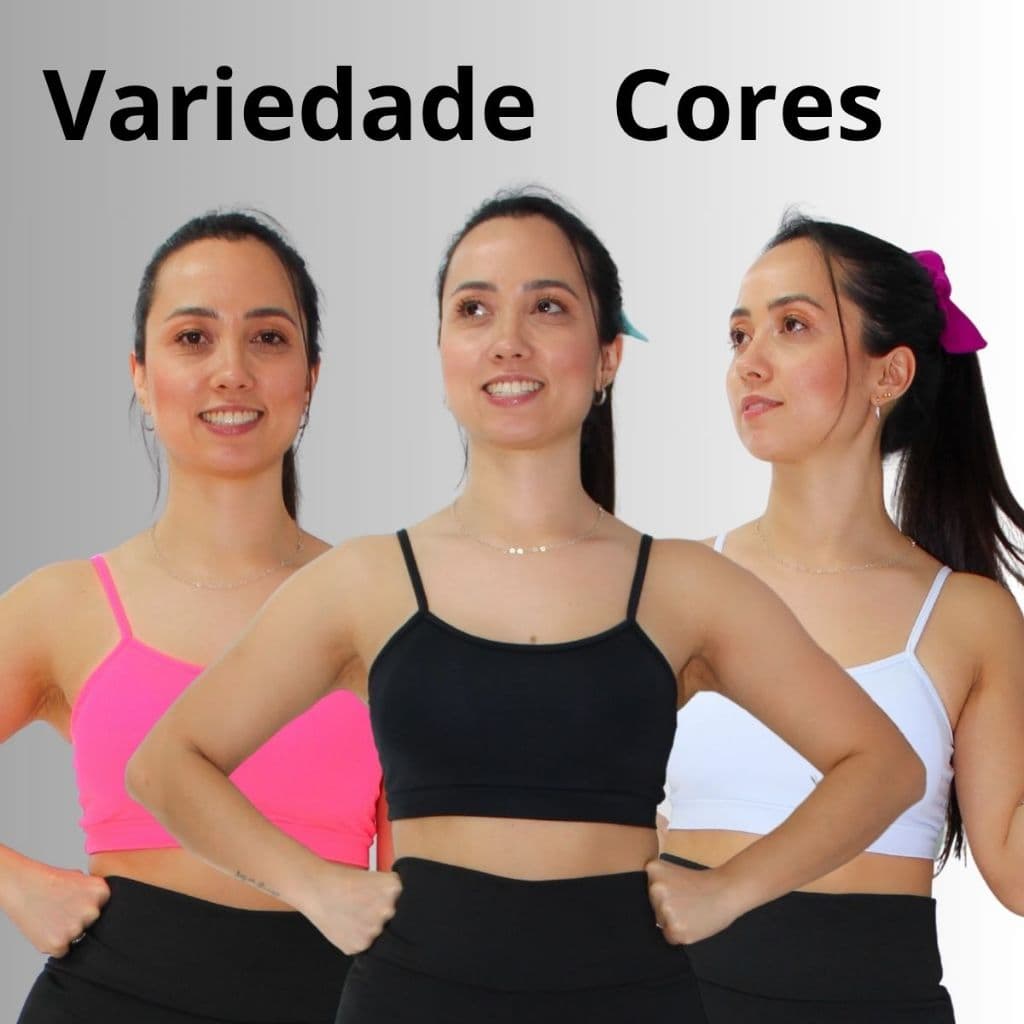 Top De Alcinha Com Bojo Removível Em Suplex