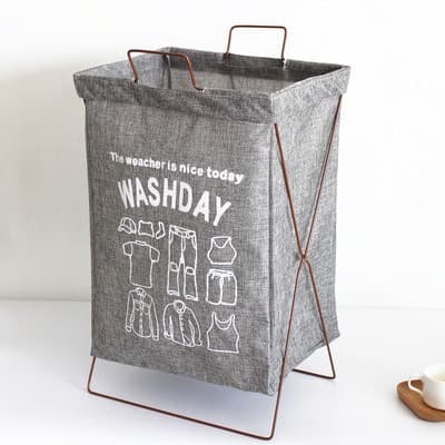 48 litros Cesto Retangular Organizador Dobrável Multiuso Roupa Suja Brinquedo