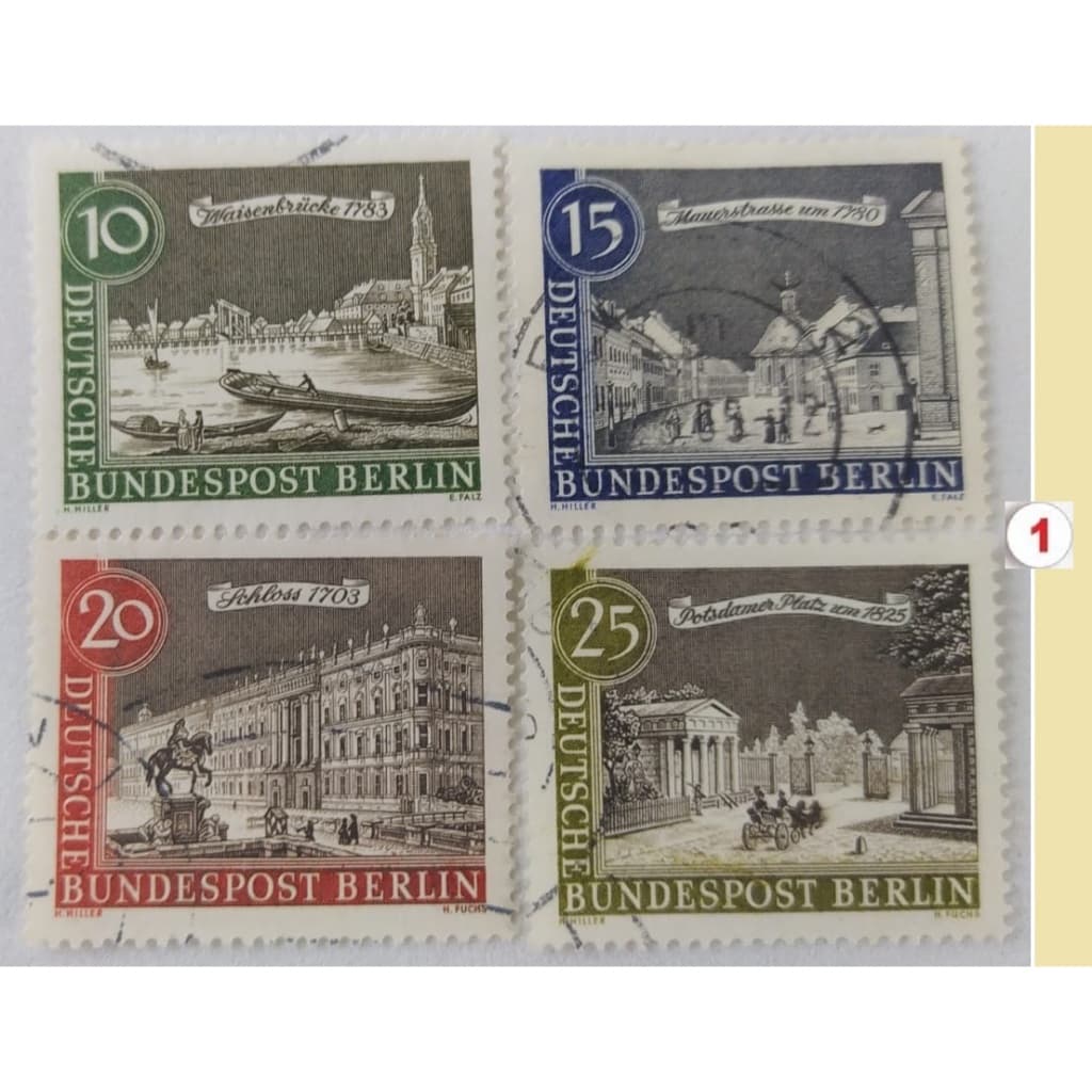 Selos de coleção de Berlim Ocidental - Década de 60 - Escolha o LOTE