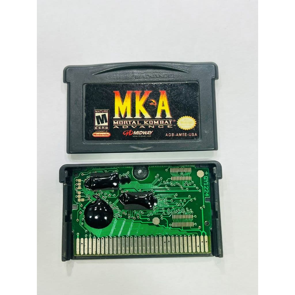 Mortal Kombat Advance Mka Mk Ultimate Game Boy Advance Gba