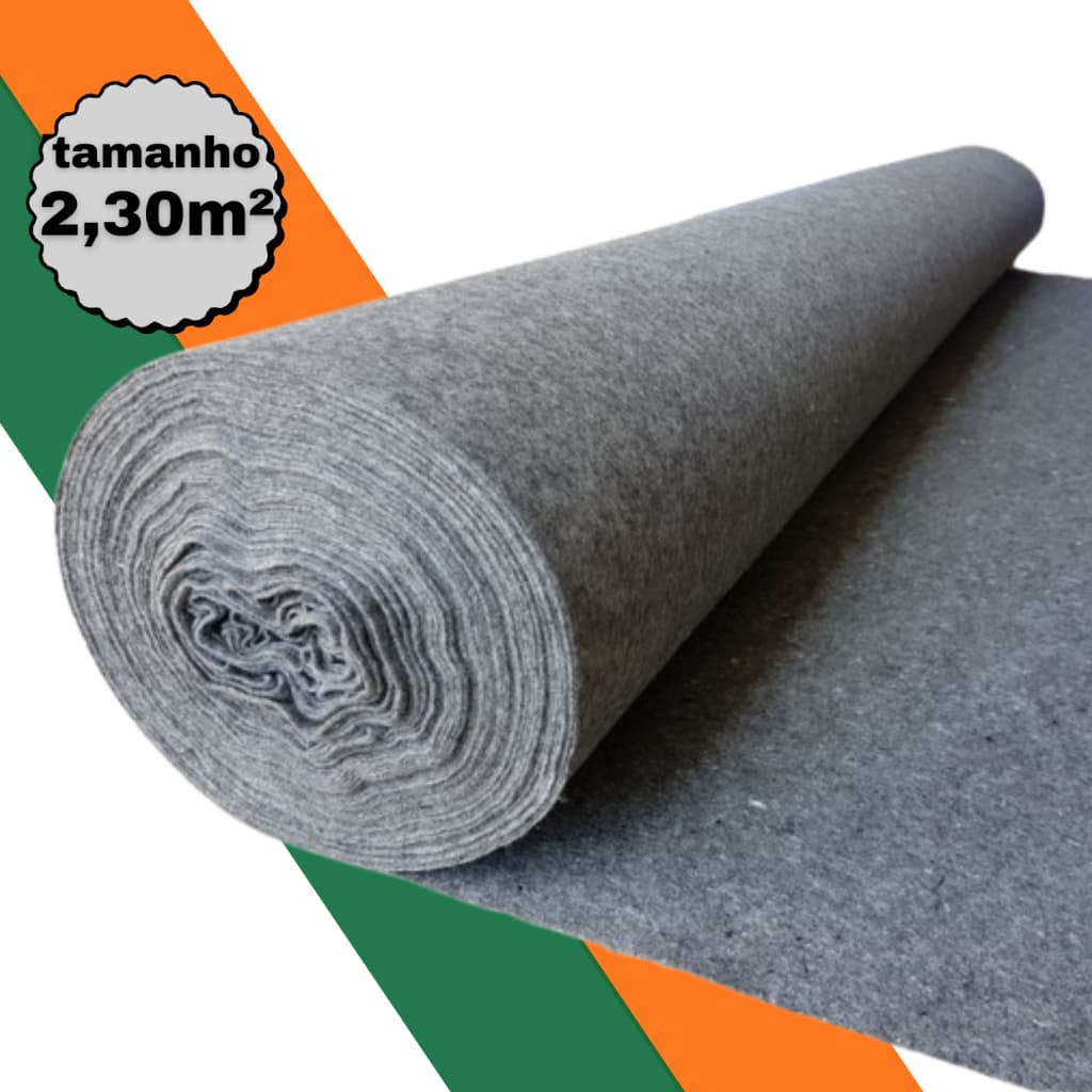 Manta Bidim 2,30x1m GH 130g Geotextil Drenagem Jardim