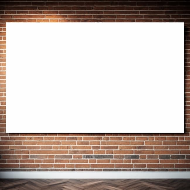 Tela para Projetor Lona Fosca Branca