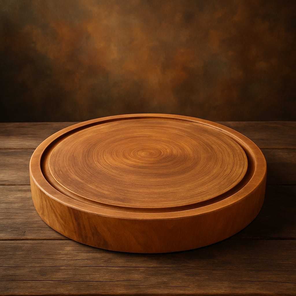 Tabua De Corte Rústica Com 30cm Para Churrasco.