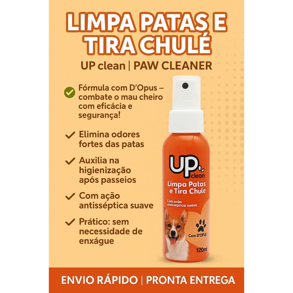 Limpa Patas e Tira Chulé - UP Clean | 120ml