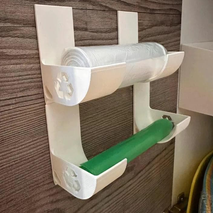 Suporte para sacos plasticos lixo ou utensilios de cozinha