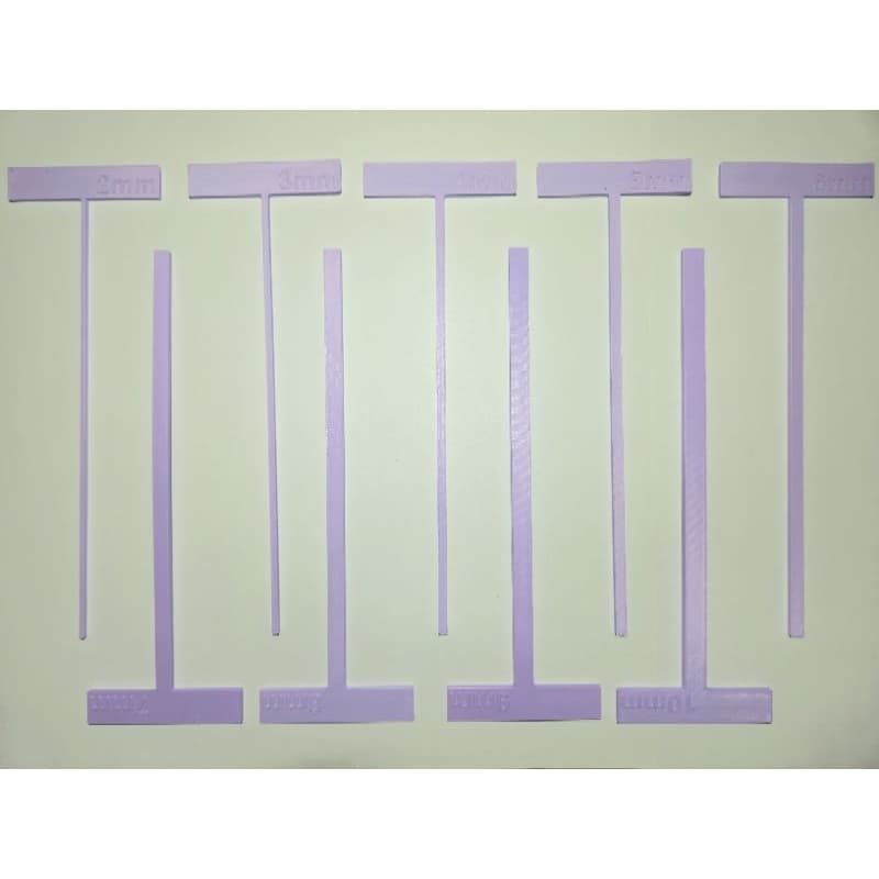 Kit de réguas de encadernação T