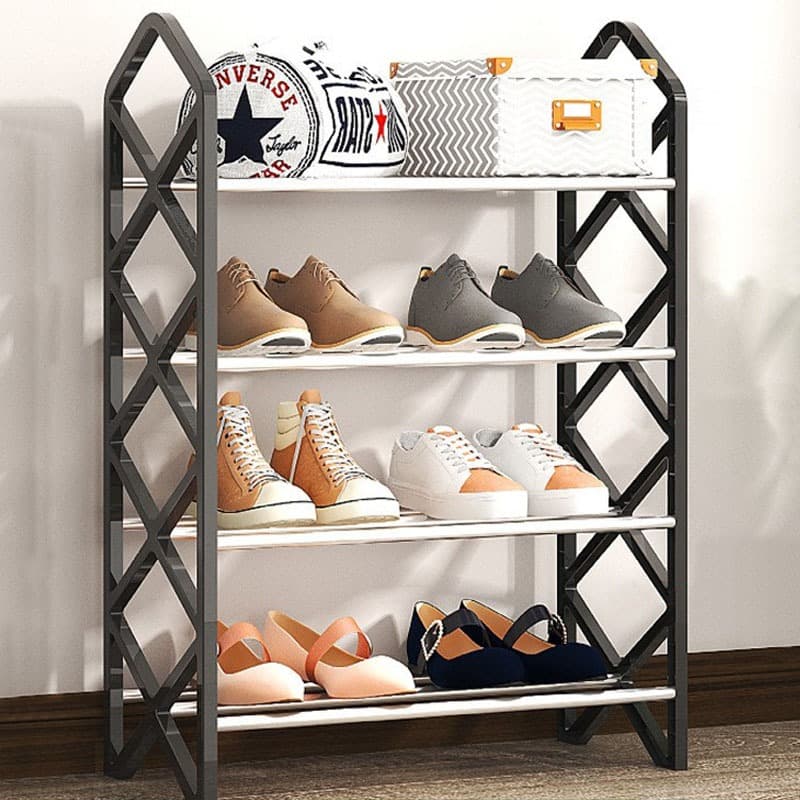 4 / 5 Andares 15 Pares Premium Sapateira De Porta Organizadora Para Sapatos Organizador Quarto Sapateira