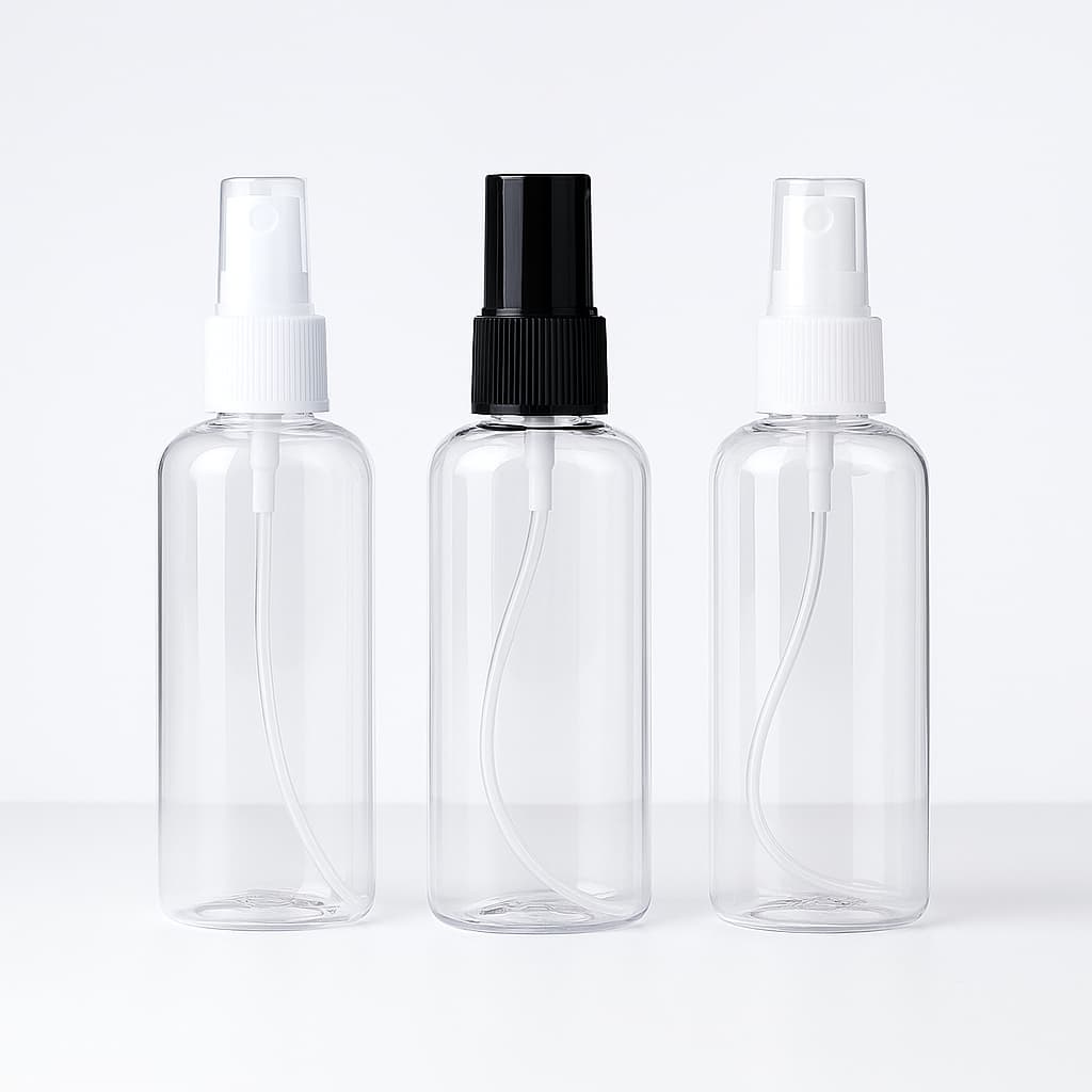 Kit 02 Unidades Frasco Perfume Pequeno Borrifador Spray 60mL Oval