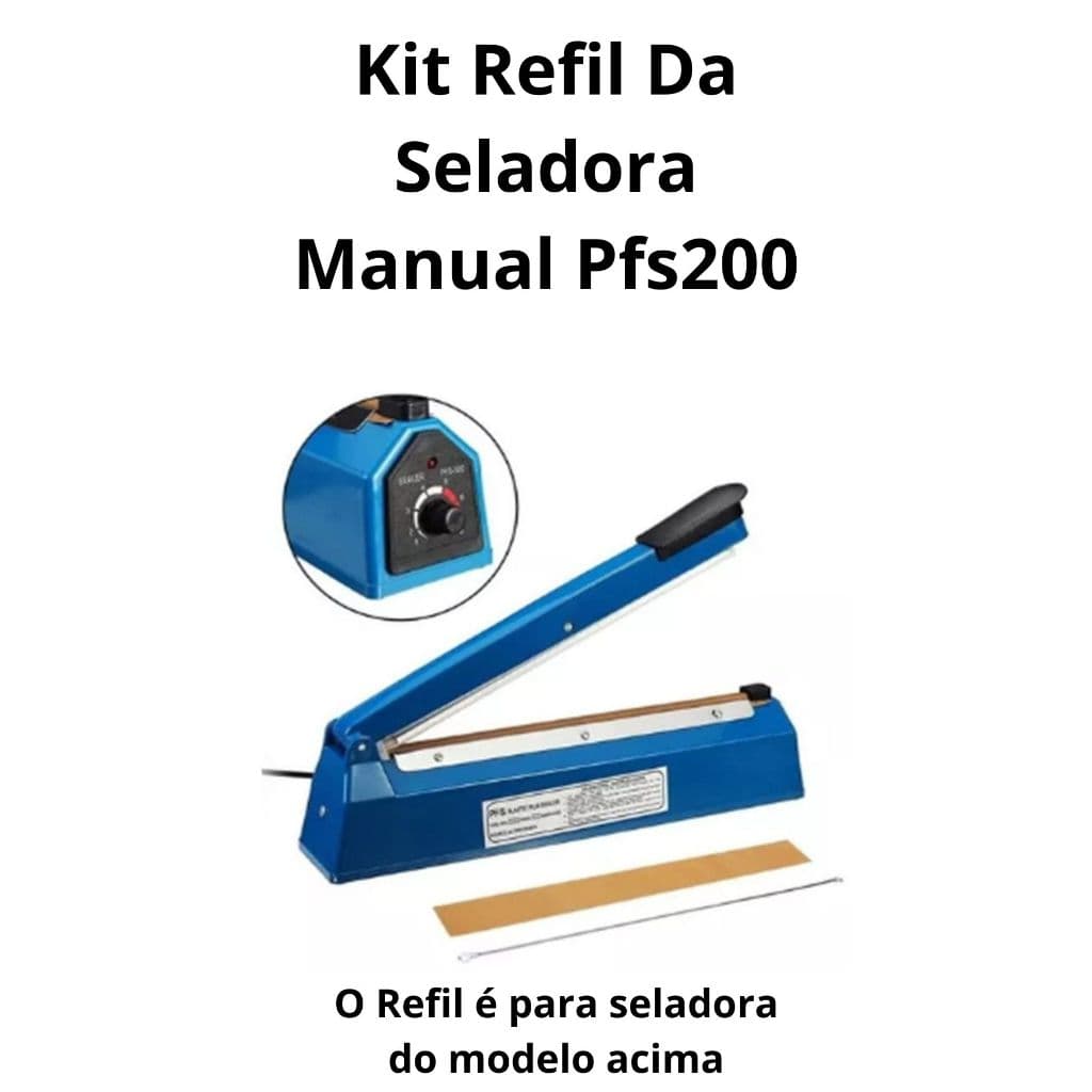Kit Refil Da Seladora Manual Pfs200