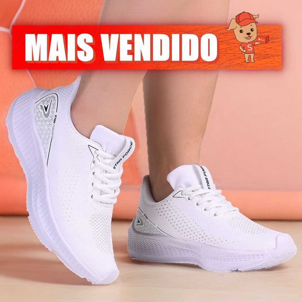 Tênis Confortável para caminhada academia corrida pra malhar treino barato leve macio unissex macio