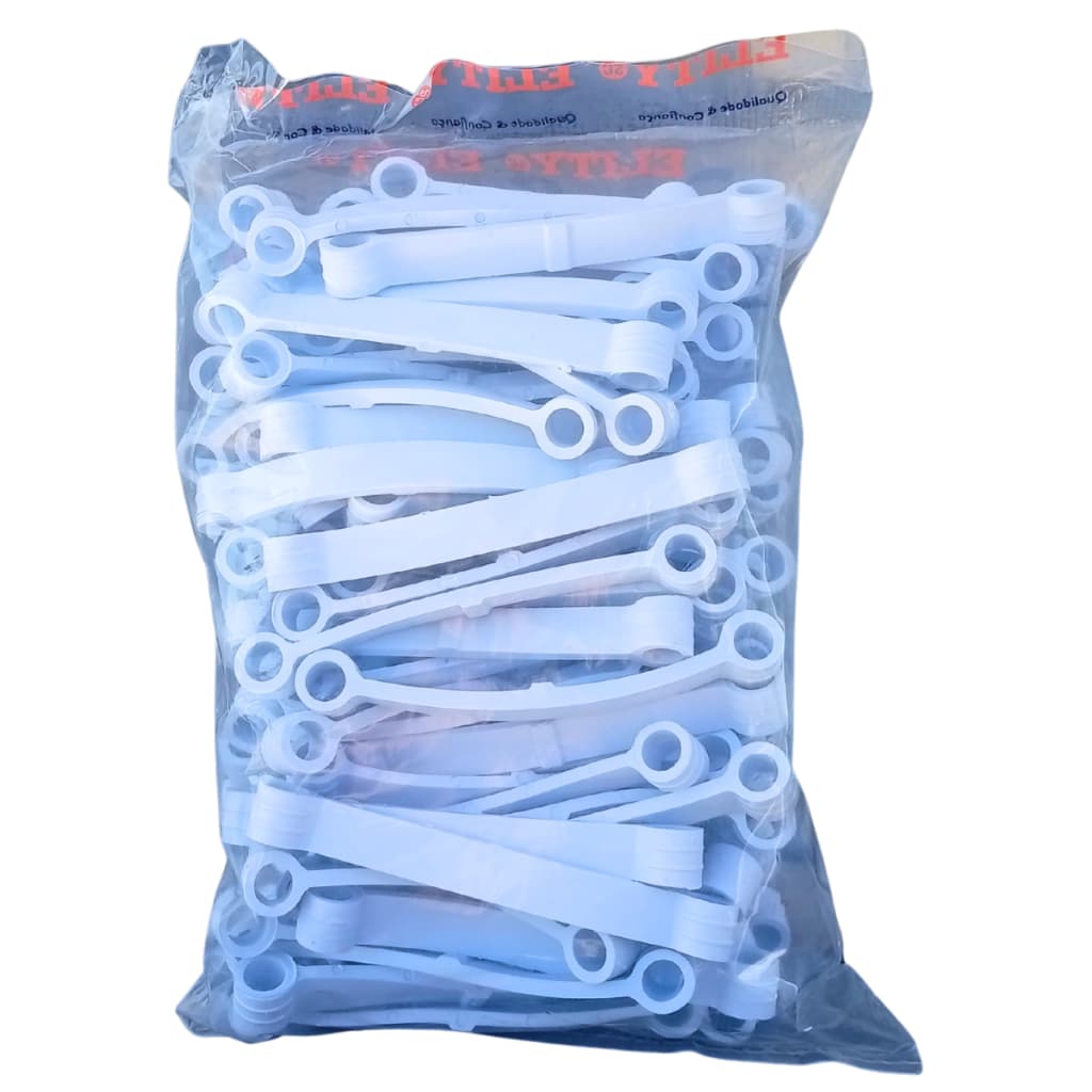 Kit 20 Tirante Branco Compativel Lavadoras Brastemp E Consul 7kg 8kg 9kg 10kg 11kg 12kg