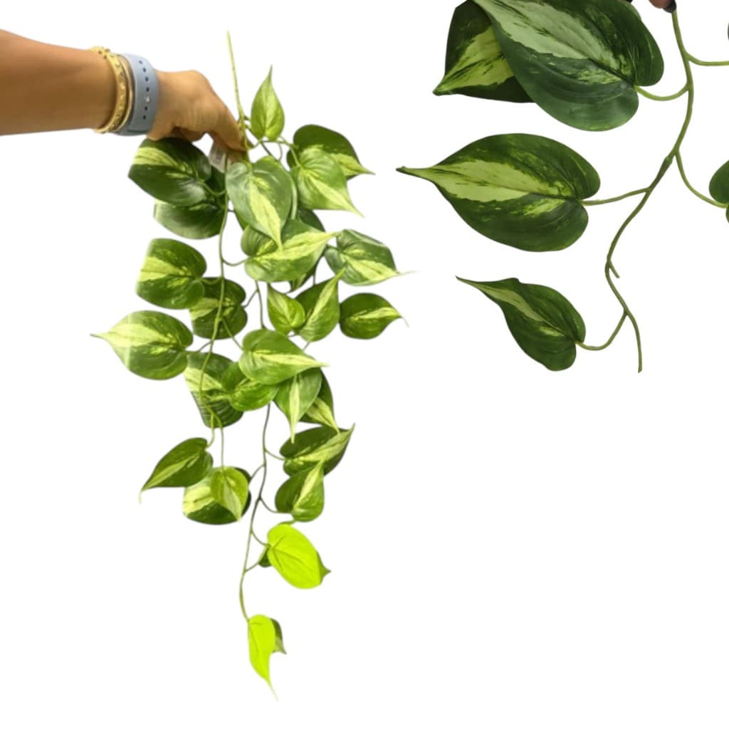 Pendente Folhagem Jiboia Perfeira Planta artificial para Decoração