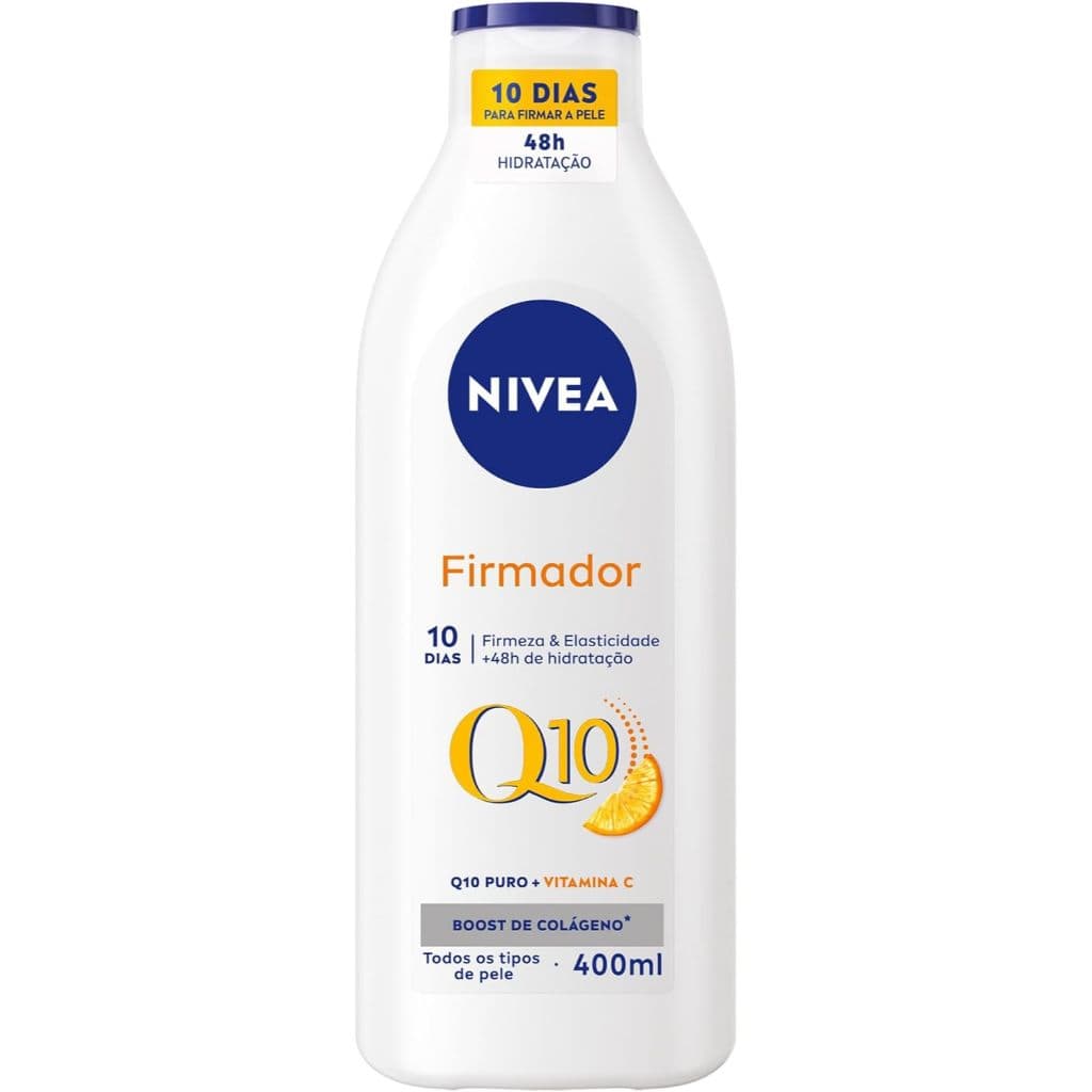 Creme Firmador NIVEA Q10 + Vitamina C 400ml – Hidratação e Firmeza da Pele BBB 26