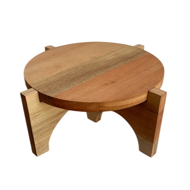 Suporte de madeira para vaso, suporte monta e desmonta para vaso grande suporte em madeira eucalipto