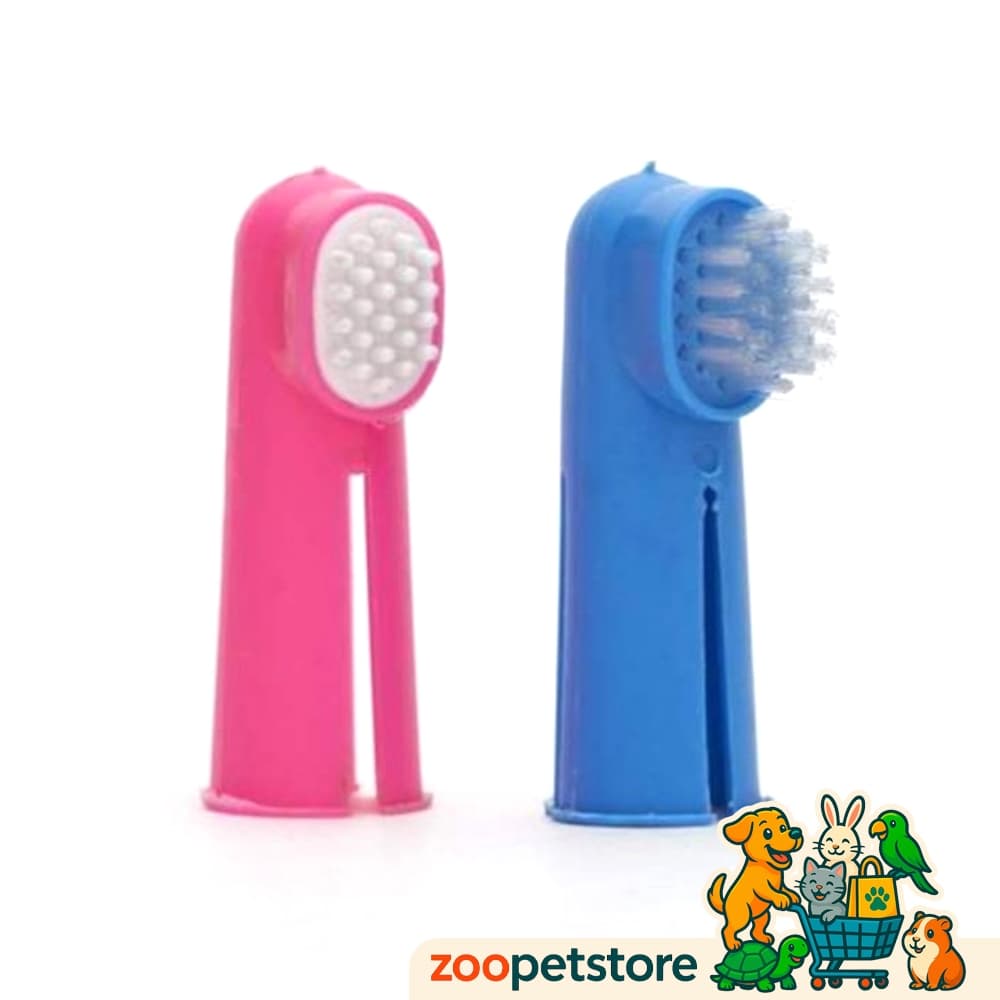 Escova de Dente Pet Tipo Dedeira com 2 unidades - Cor Aleatória