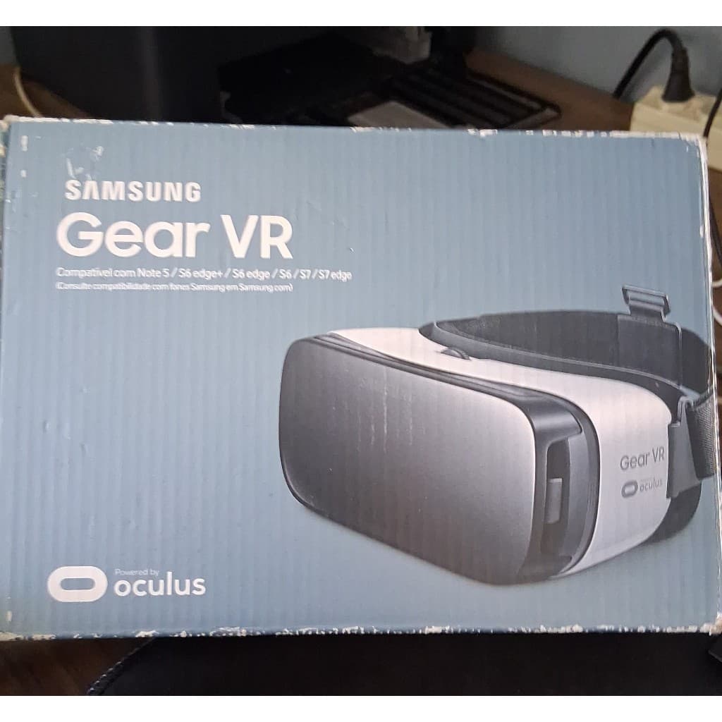 SAMSUNG GEAR VR SM-R322 ÓCULOS DE REALIDADE VIRTUAL EM 3D BRANCO