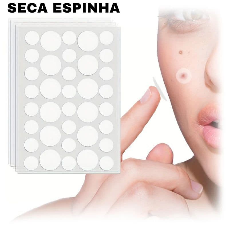 Kit 36 Adesivos Secativos Para Espinhas e Acnes Hidrocoloide