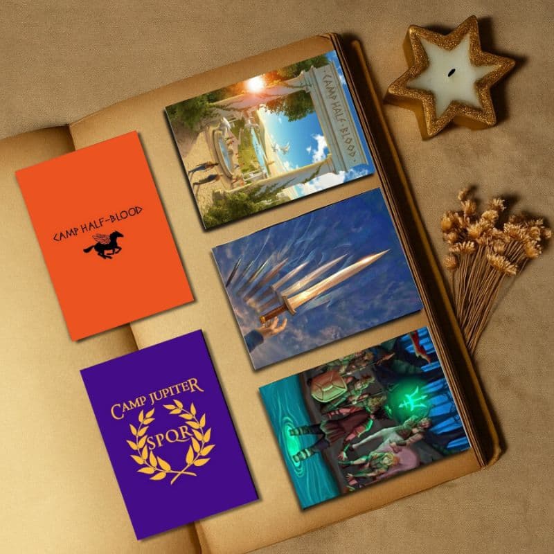 Kit 5 marcadores magnético - Percy Jackson