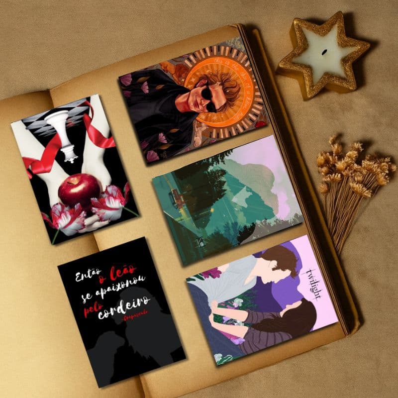 Kit 5 marcadores magnético - Crepúsculo