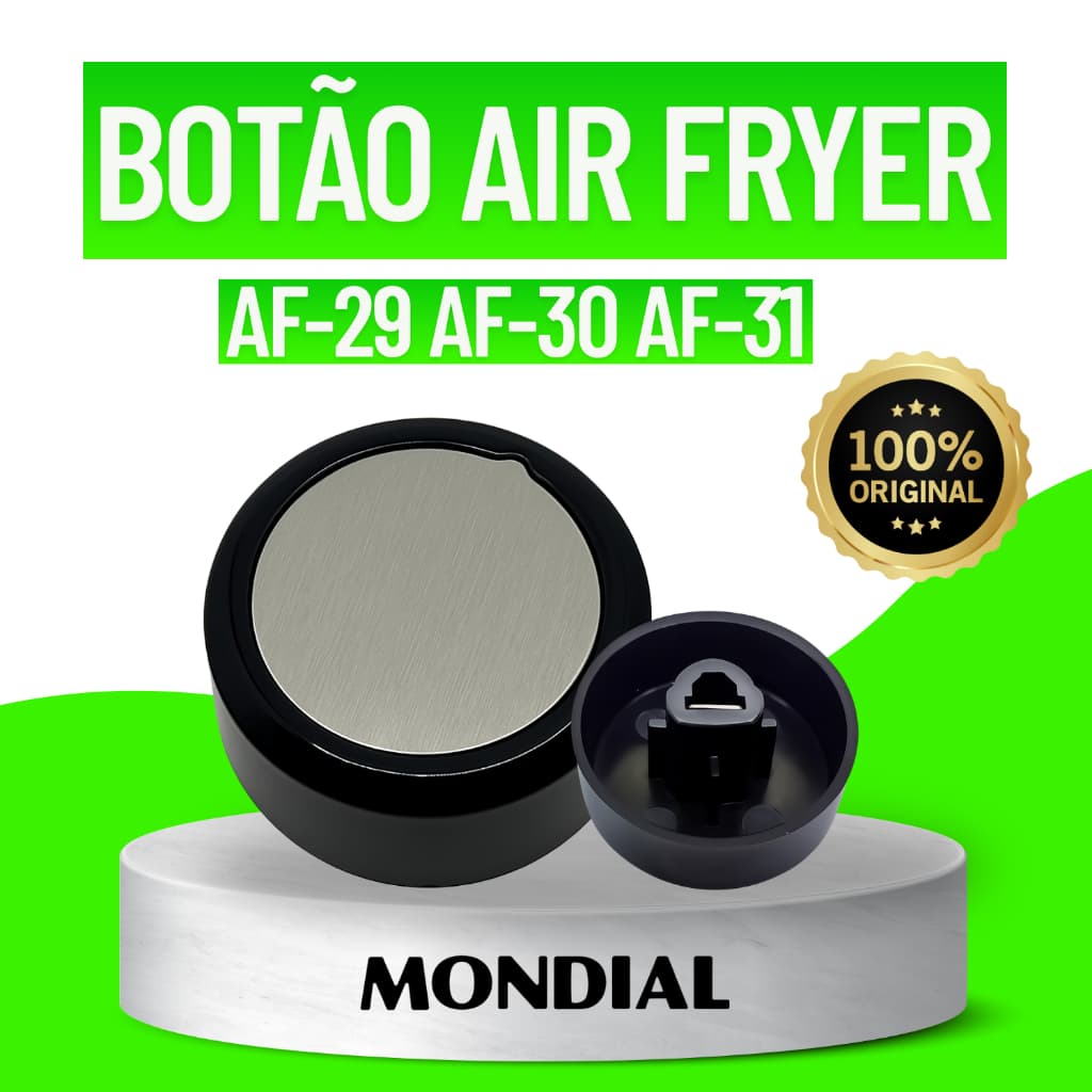 Botão Da Air Fryer Mondial Modelo AF-29 AF-30 AF-31 AF-32-RI Original