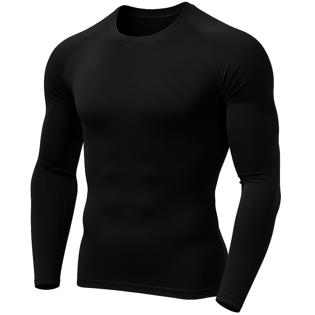 Camisa Segunda Pele Térmica Masculina UV50+ Manga Longa Esportiva Proteção Solar