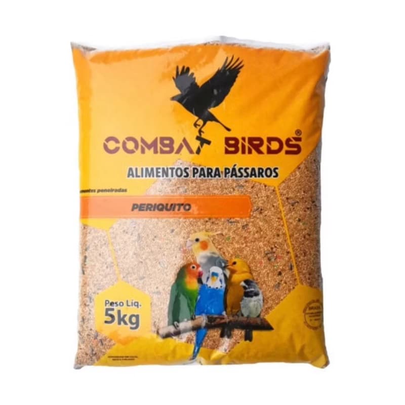 Ração Periquitos 5 kg Sementes selecionadas Mistura limpa Premium