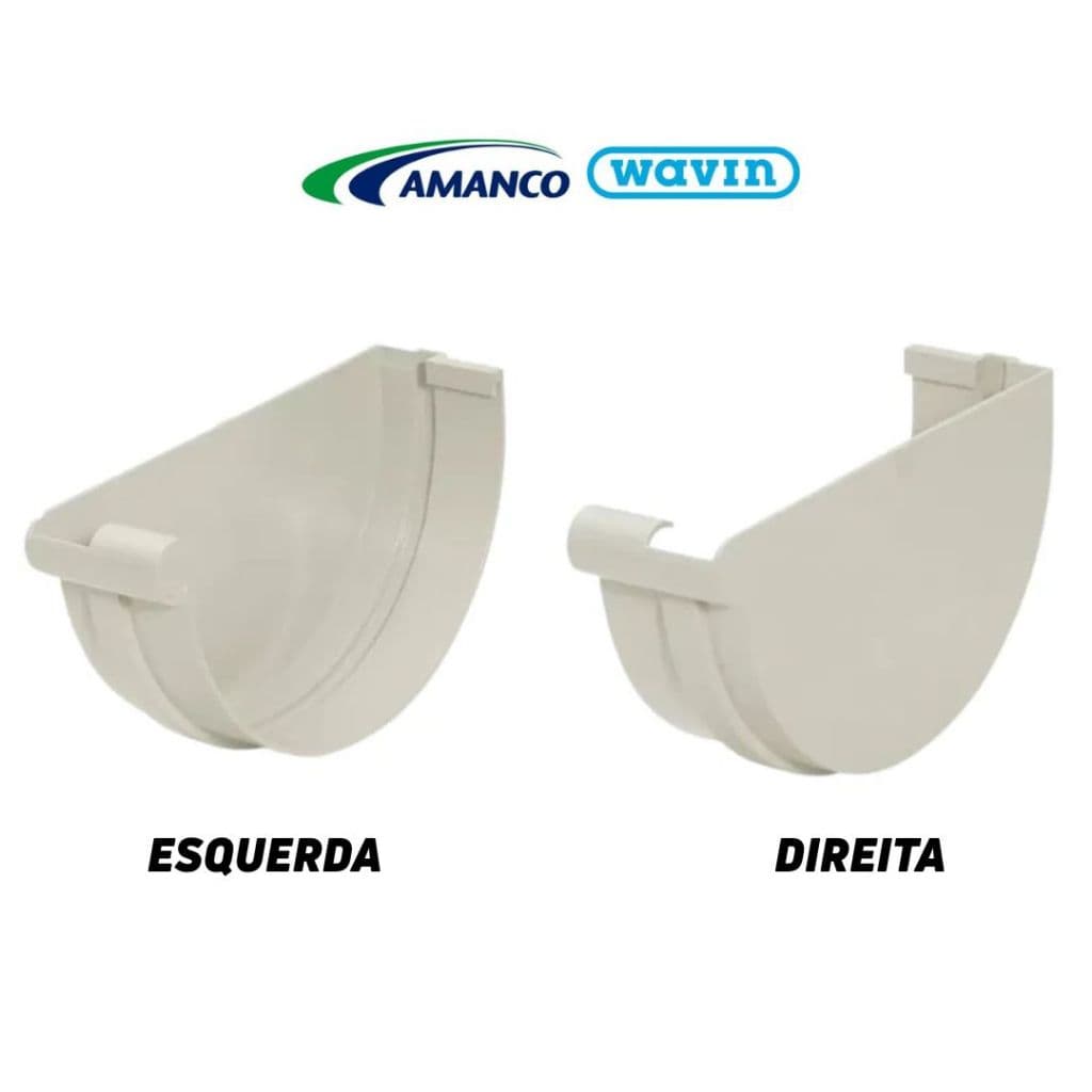 Kit Calha 170mm Cabeceira Esquerda e Direita Amanco