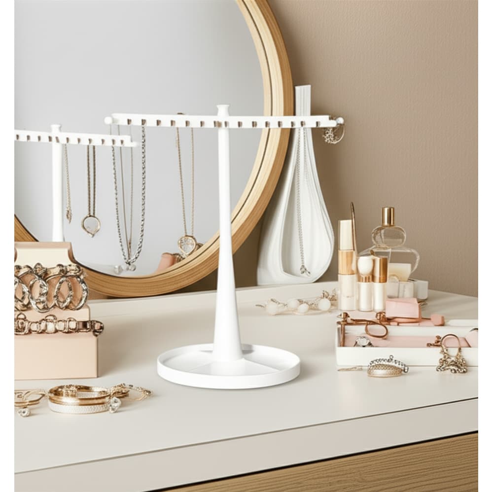 Porta Joias Colares Bijuterias Elegante e Compacto - Escolha seu Tamanho e Cor -  Organização