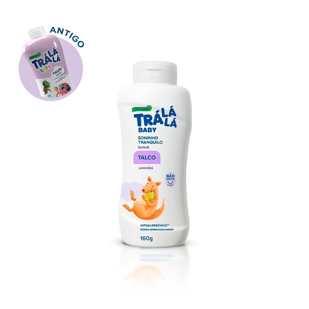 Talco Trá Lá Lá Baby - Suave (160g)