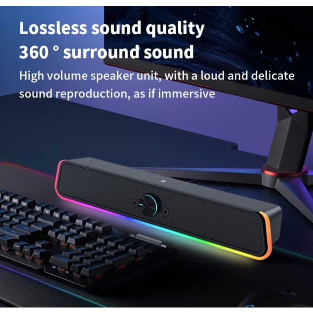 Soundbar para PC SEISA E-1415 - Som Claro e Potente