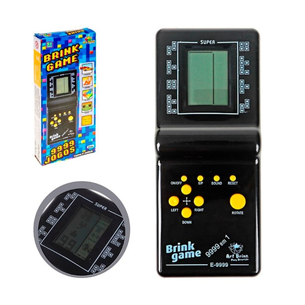 Mini Game Portátil 9999 Jogos Classic Retrô - Multijogos  - Brink Game