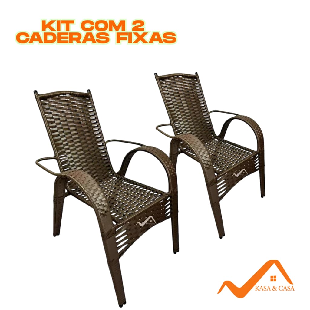 Kit Com 2 Cadeiras Fixaa Naja