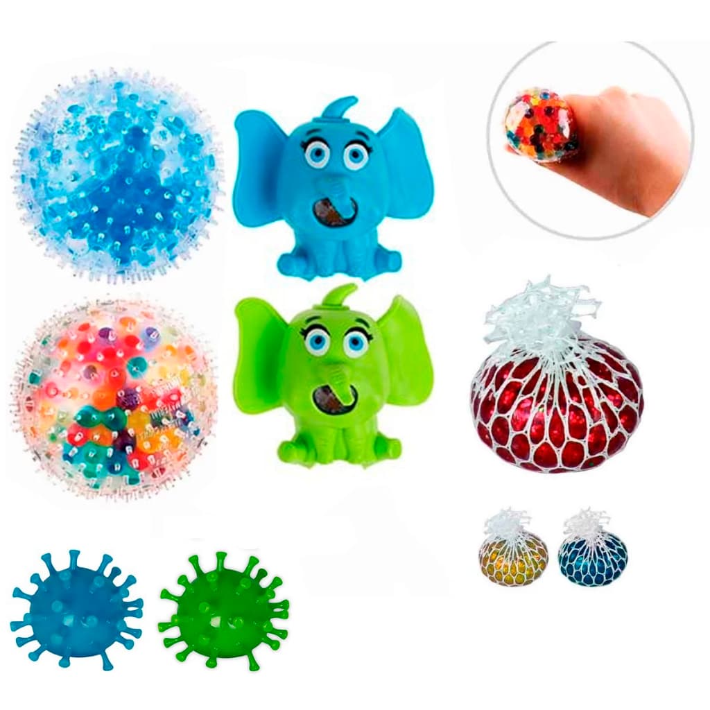 Bolinha Bola de Gel Relaxante Anti Stress Apertar Esmagar sortidas
