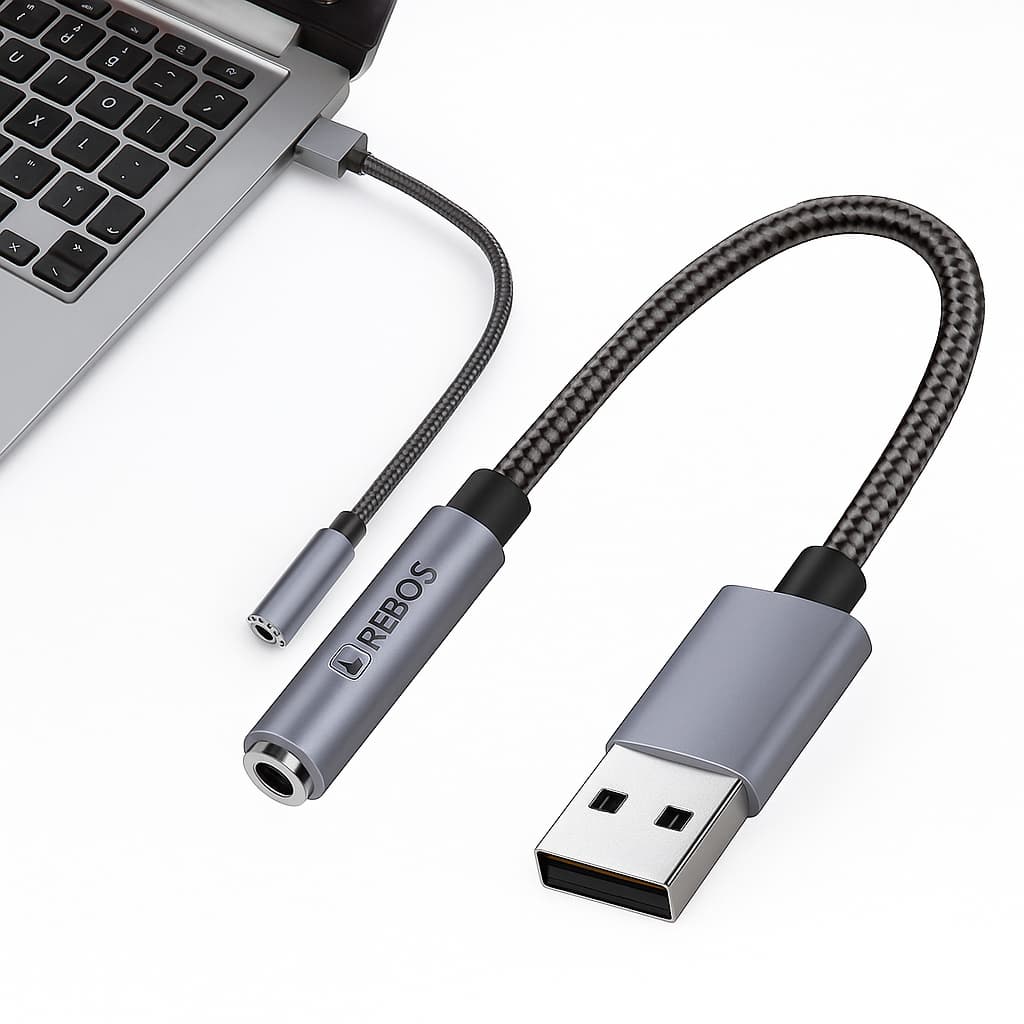 Placa De Som Adaptador Usb P2 Fone Microfone Pc Notebook