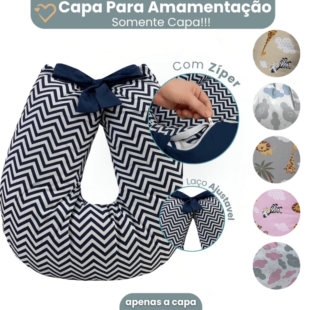 Capas De Almofada Para Amamentacao Vários Modelos Menino Menina de Qualidade