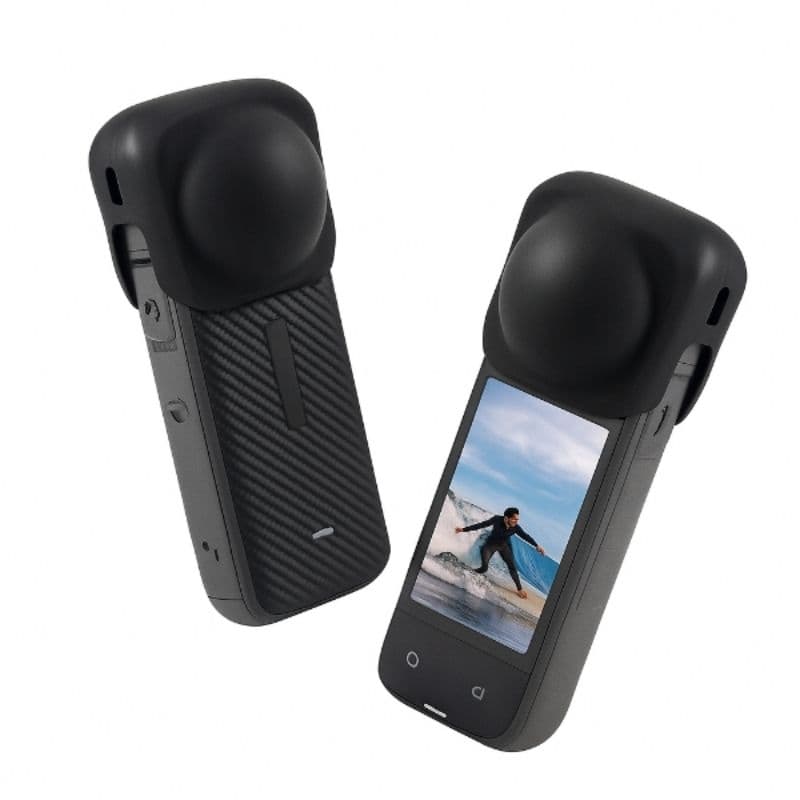 Capa Silicone Protetora Lente Câmera Insta360 X4 X5