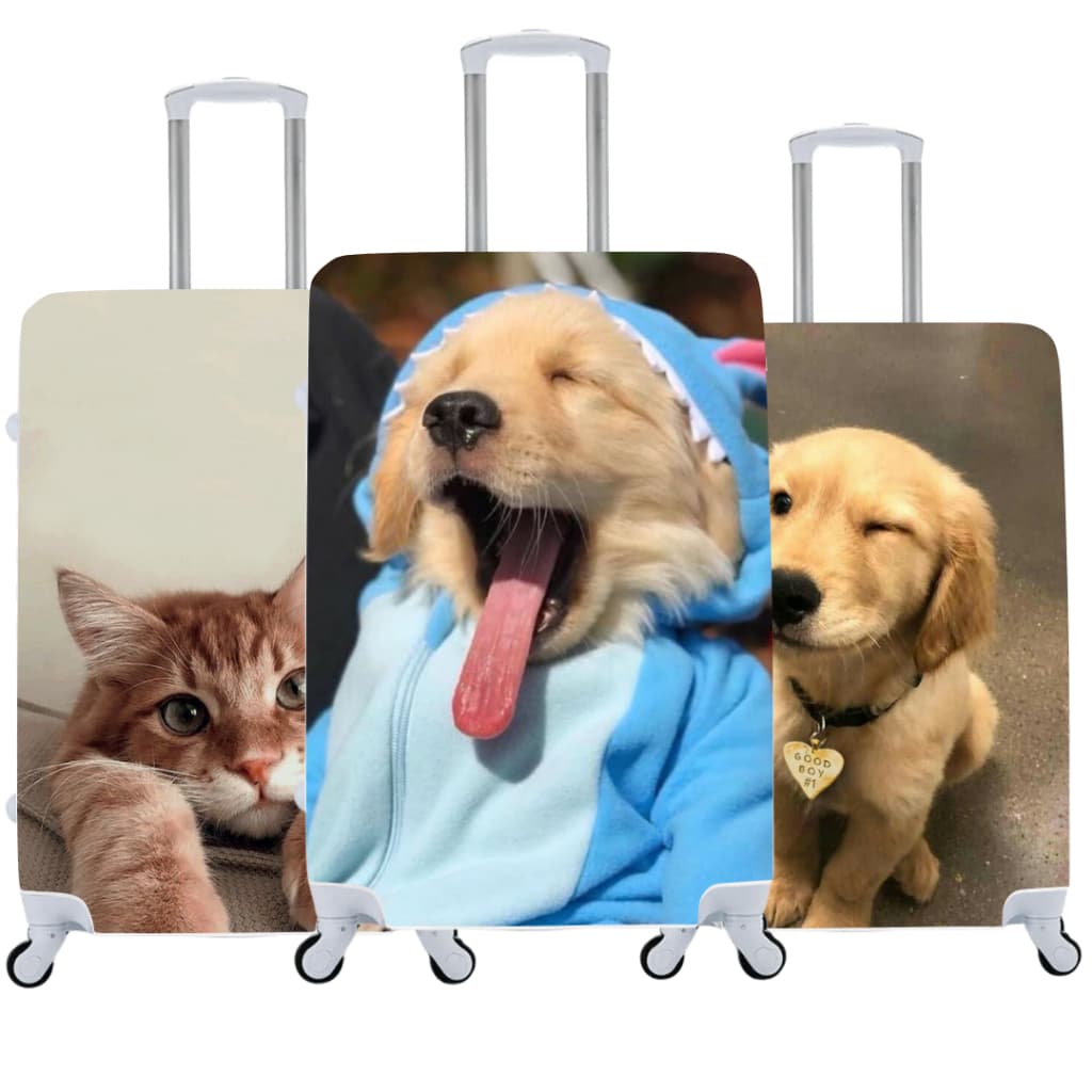 Capa de Mala Animais Estilo e Proteção para Suas Viagens 02