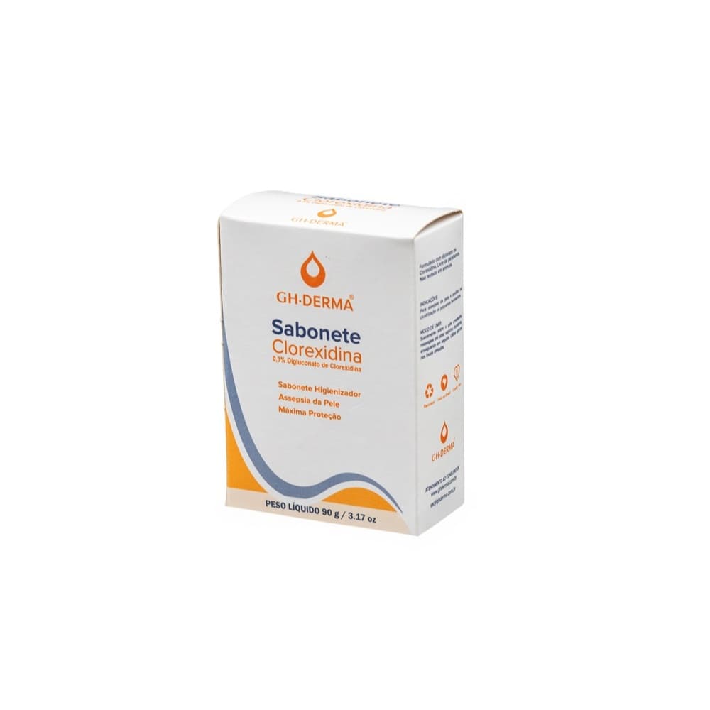 Sabonete GHDERMA Clorexidina 0,3% 90g - GHDERMA