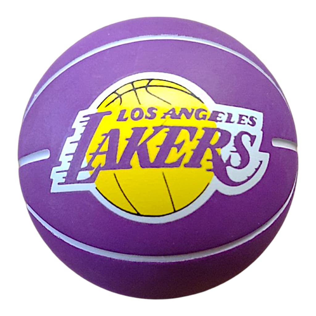 Mini Bola de Basquete NBA Dribbler La Lakers Antiestresse Wilson