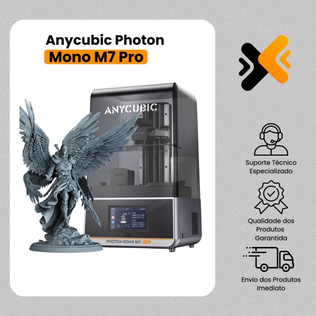 Impressora 3D Anycubic Photon Mono M7 Pro 14K • AI • 223×126×230 mm | NIC 3D