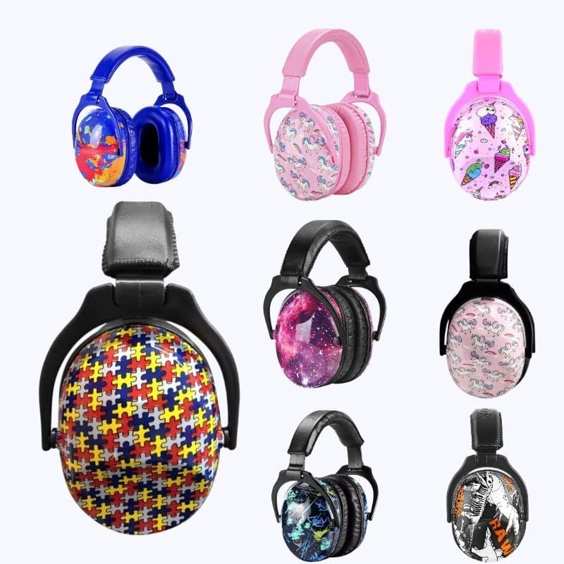 Abafador de Ruídos Barulho Protetor de ouvidos Autismo Tdah Infantil e Adulto